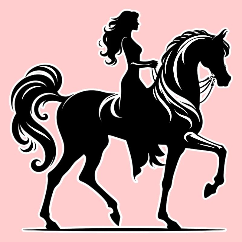 Arabisches Pferd Frau
