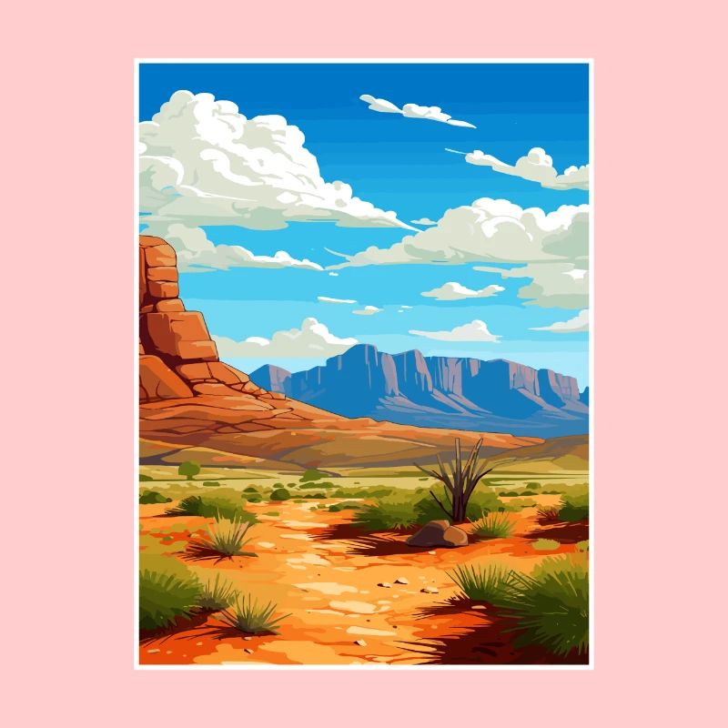 Guadalupe Mountains National Park Travel Poster