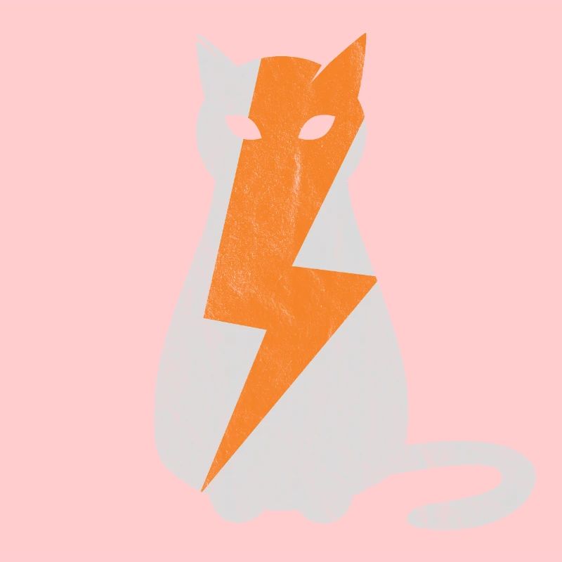 Cat lightning strike