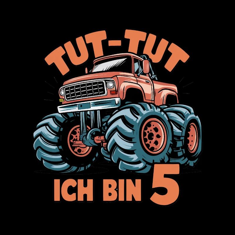 Monster Truck - Ich bin 5 - Einzigartiges Geschenk
