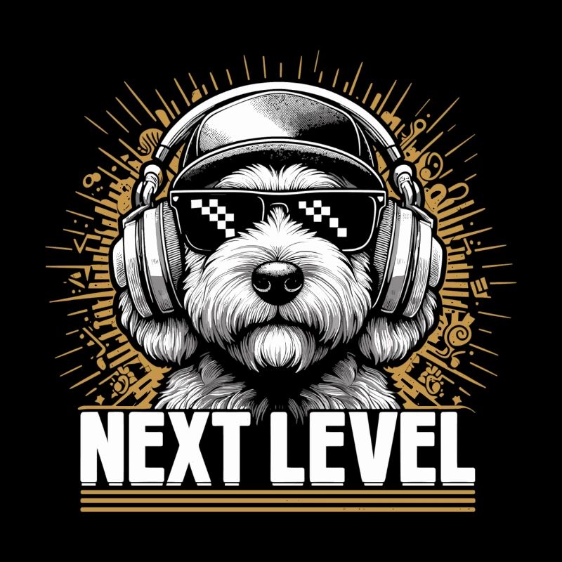 Goldendoodle Hip Hop Hund Next Level Geschenk