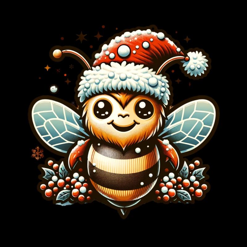 Bee Christmas Xmas Christmas