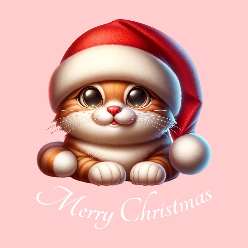 Chat de Noël Joyeux Noël