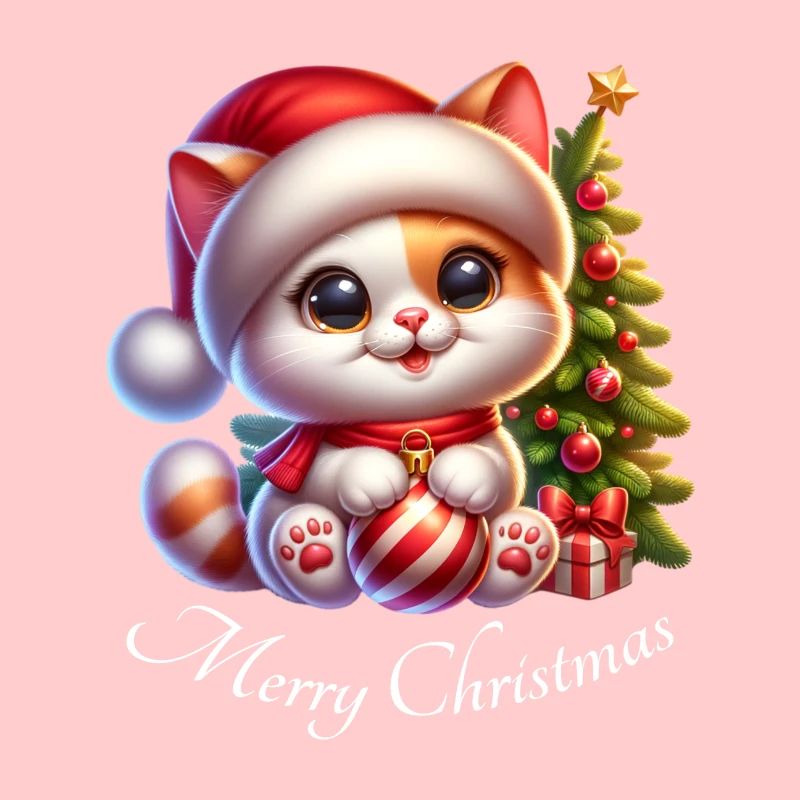 Katze Weihnachten