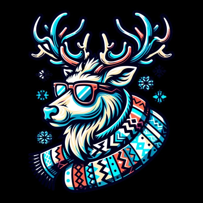 Weihnachts Hirsch Cool Weihnachtsfeier