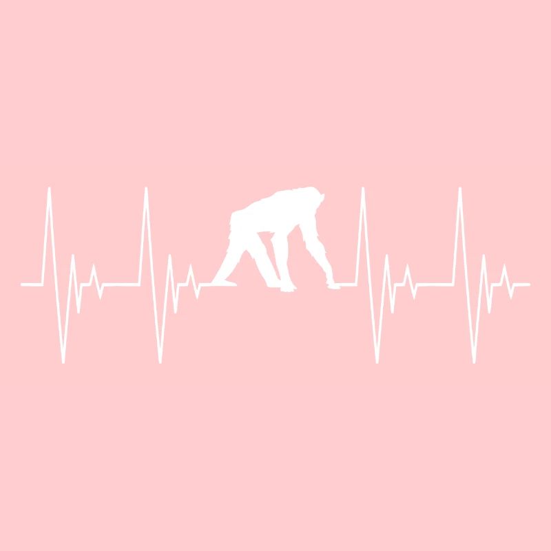 Monkey White Heartbeat Animals Climbing
