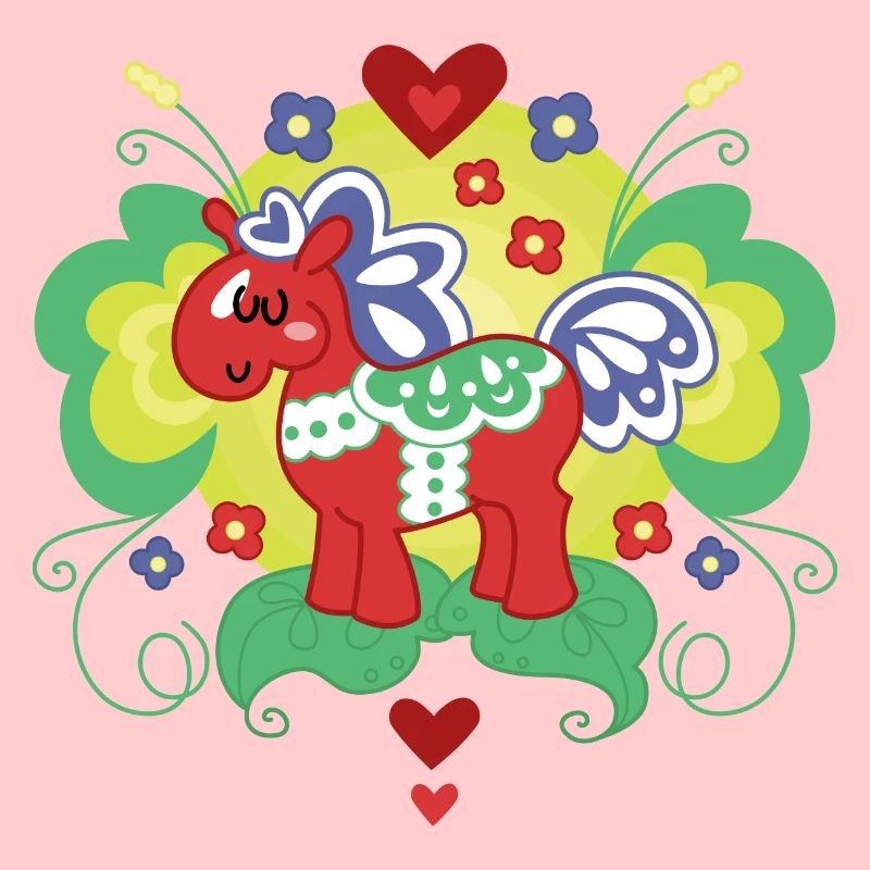 rouge Cheval de Dala