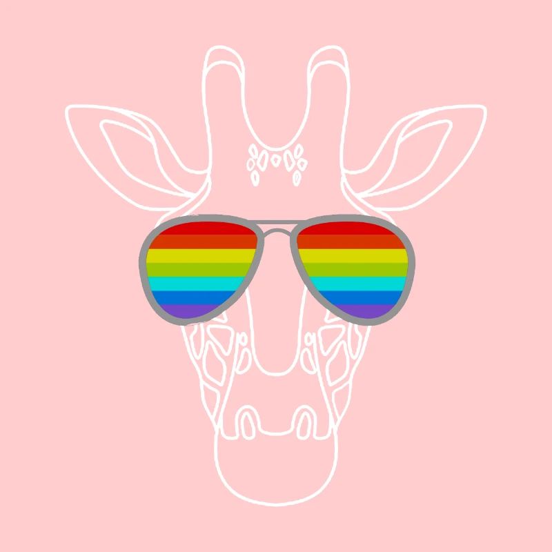 Regenbogen-Giraffe