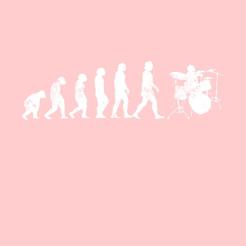 Schlagzeug Geschenk Evolution Schlagzeuger Musiker