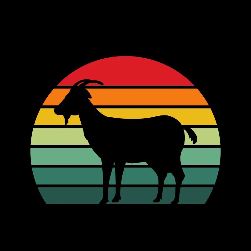 goat retro gift goat t-shirt