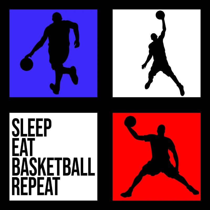 basket basket-ball sommeil manger basket répéter