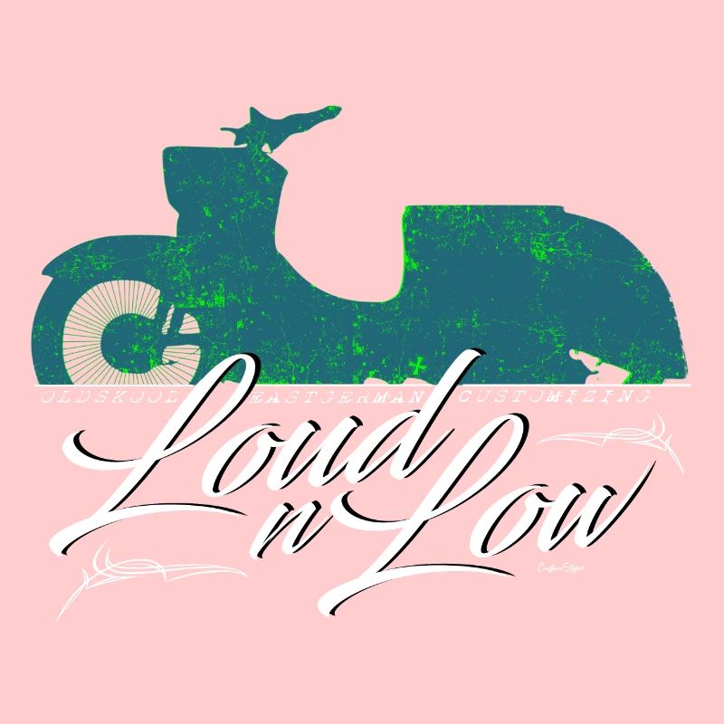 LOUD N LOW - Simson Schwalbe KR51 DDR DesignArt -