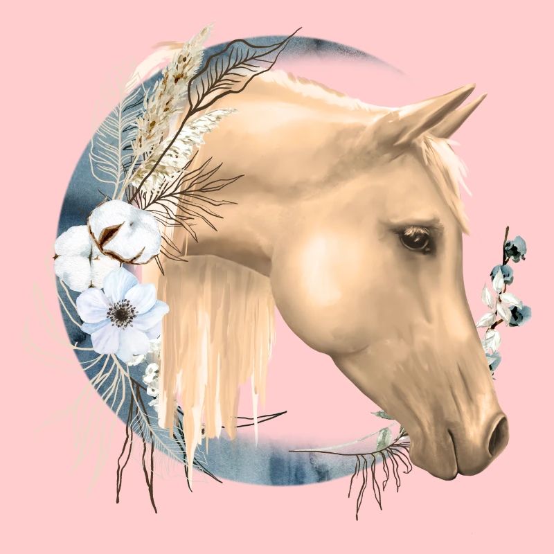 Pferdemotiv Reiten Pferde Mädchen Geschenkidee