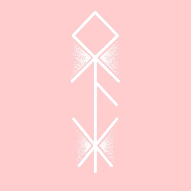 Nordische Rune Wikinger-Dotwork