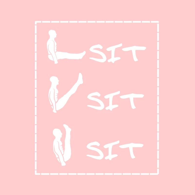 L Sit, V Sit, I Sit : Calisthenics Progressionen