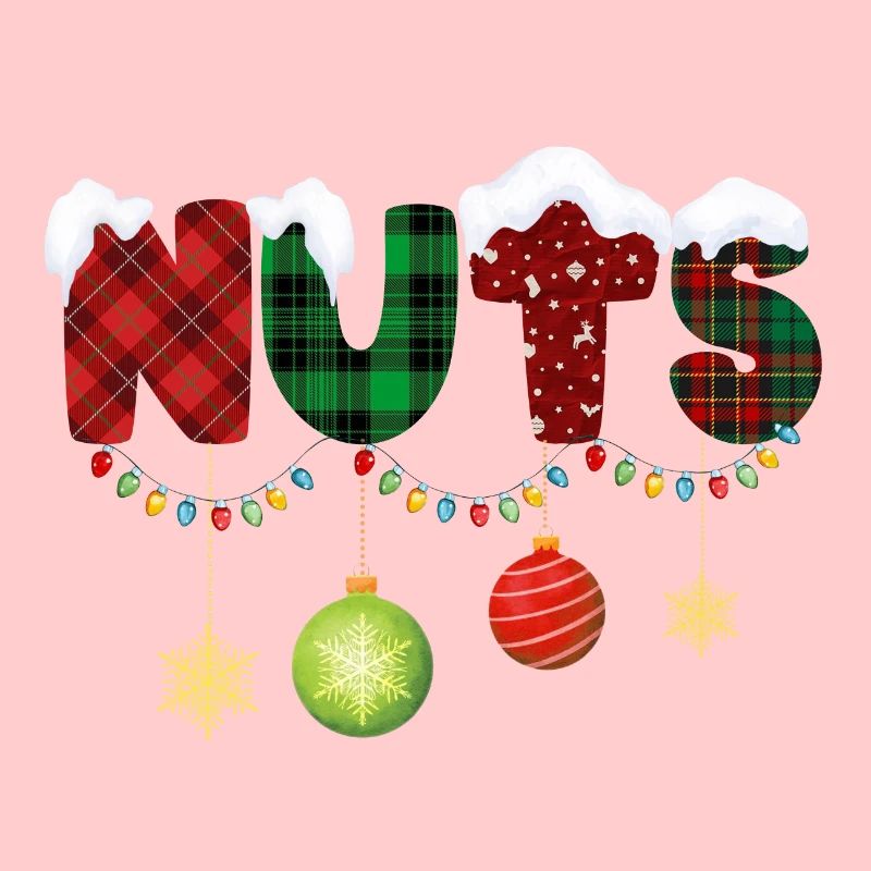 Noix Châtaignes Paire de Noël ajustée