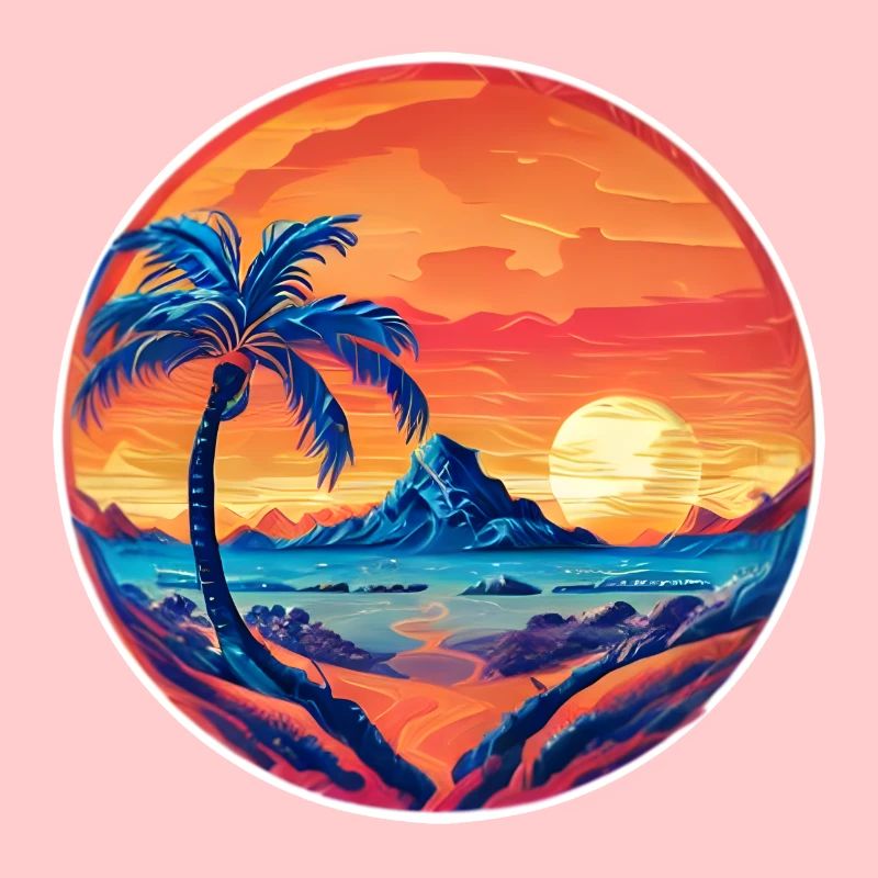 Vintage Beach Landscape complement