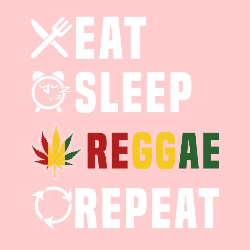 Manger Sommeil Reggae Répéter