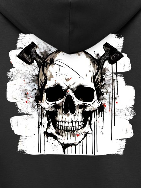 Skull Rocker Heavy Metal Tattoo