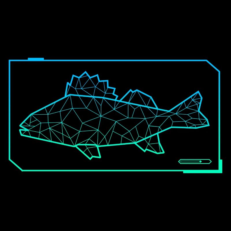 Pêche à la perche Poisson Polygone Perche Pêcheur