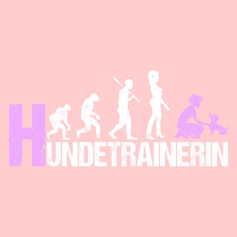 Hundetrainerin Evolution Pink Geschenk