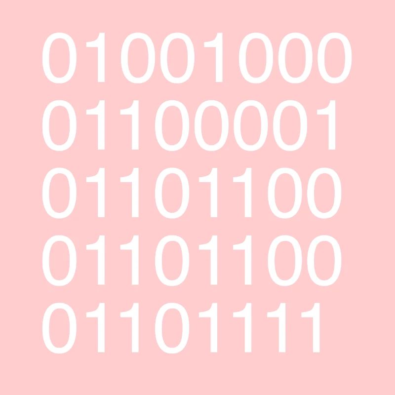Computer scientist ASCII code binary