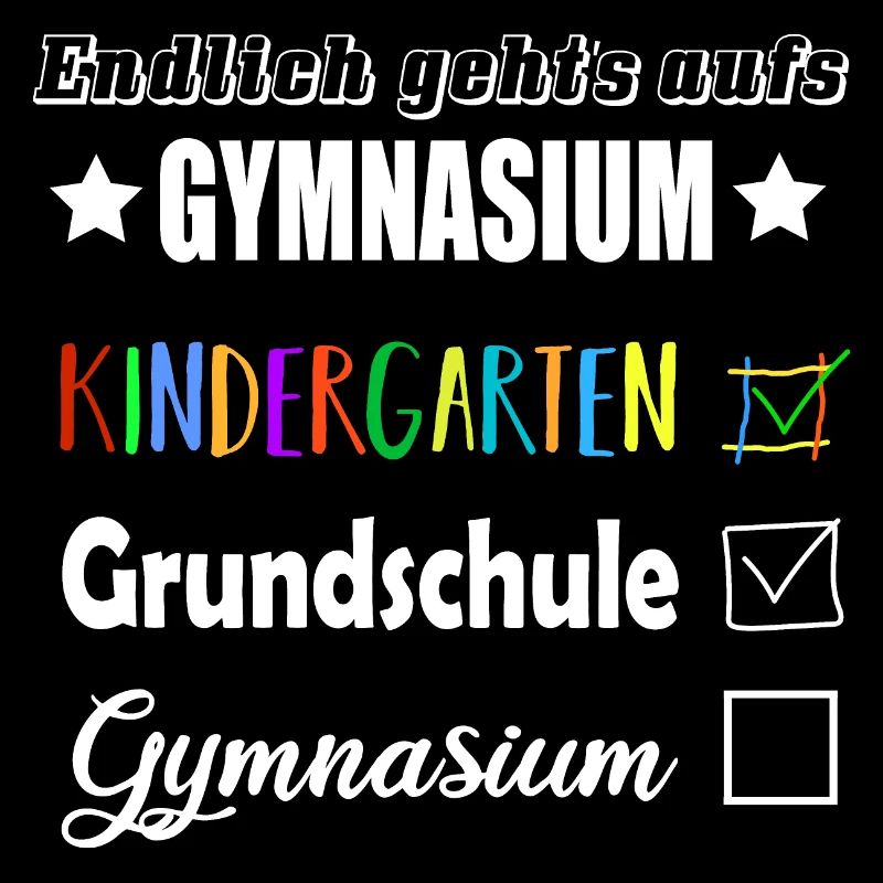 Gymnasium Einschulung 5. Klasse Geschenk