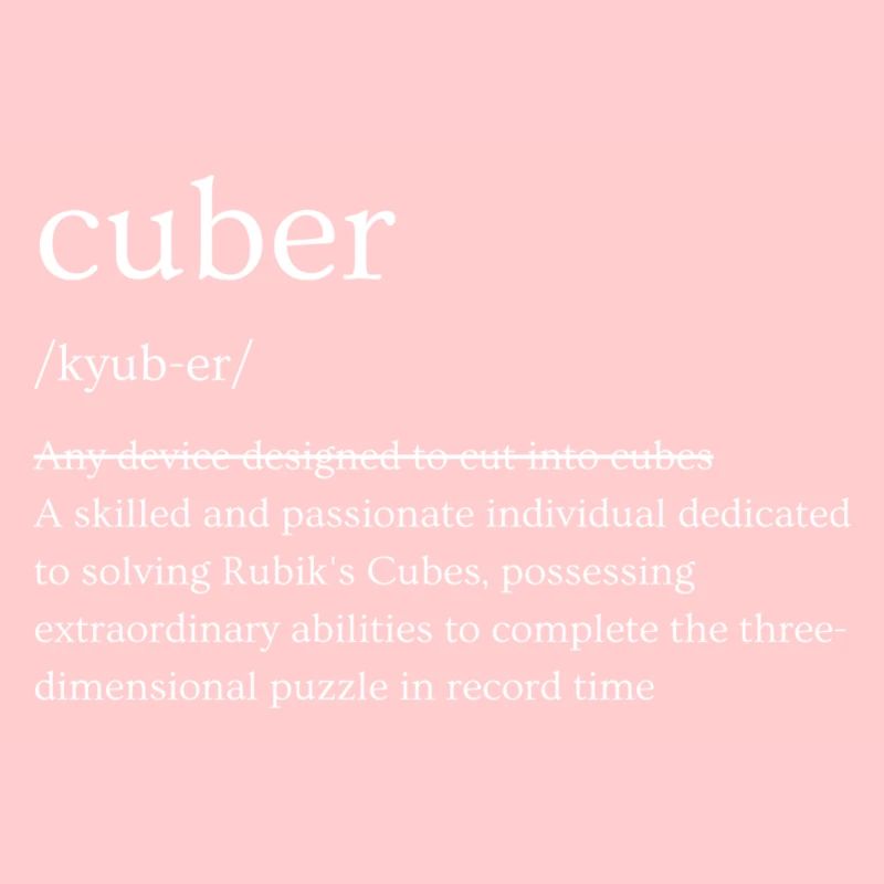 Cuber definition
