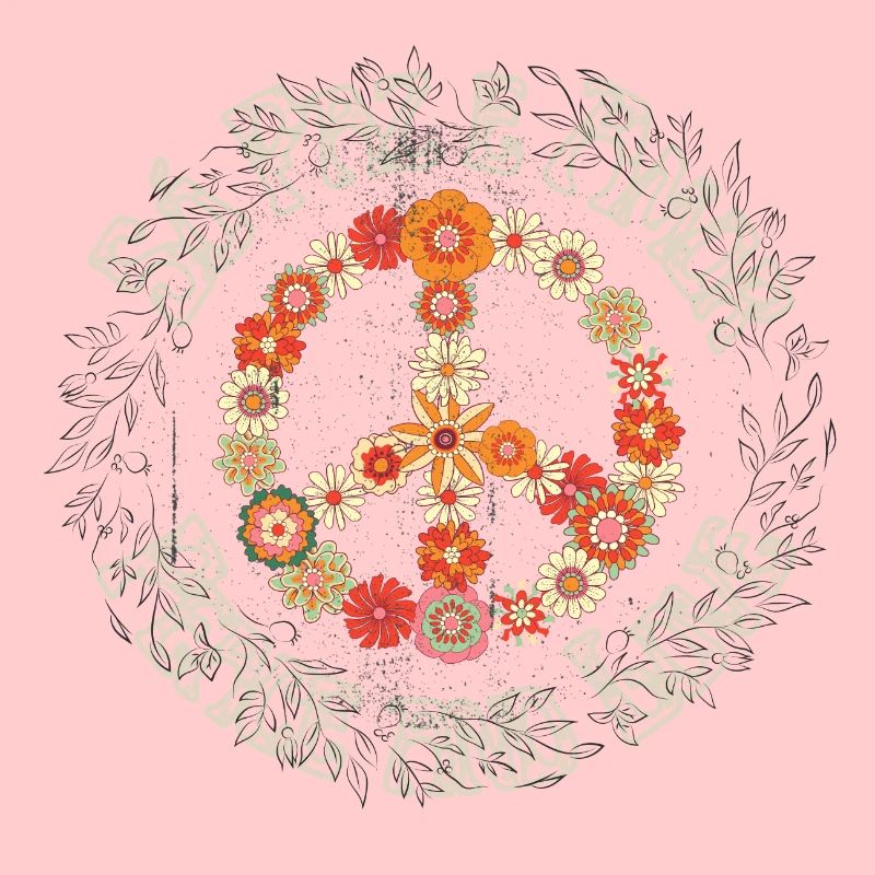 Friedens- und Liebesbotschafts-Design-Geschenk für Sie oder Sie