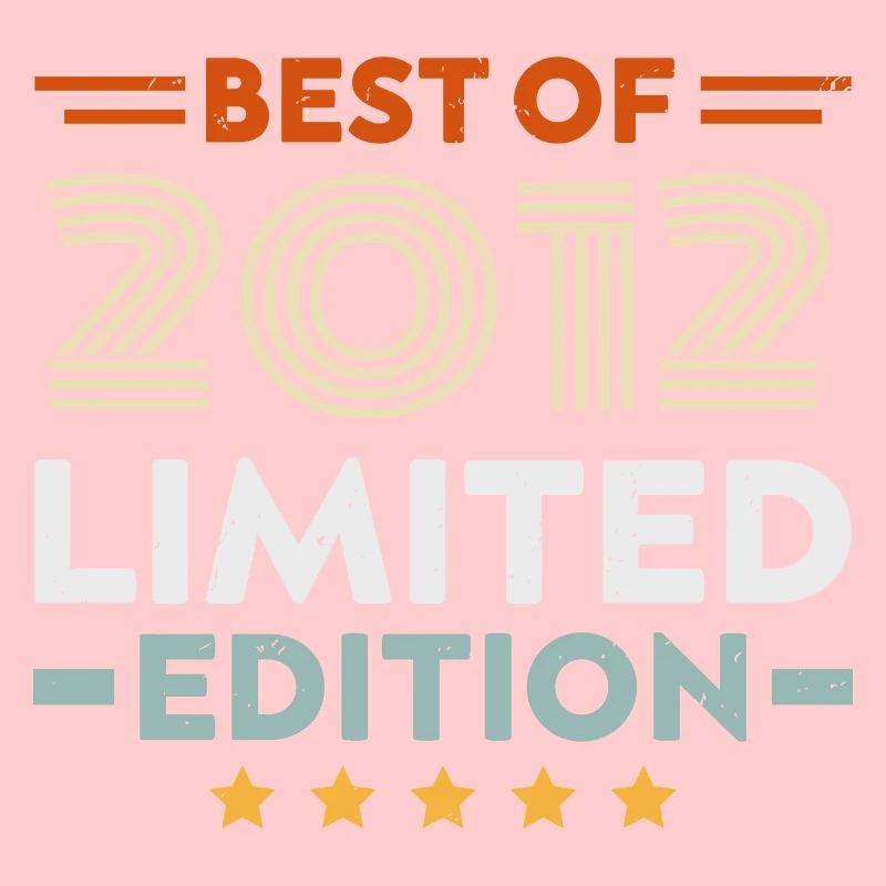 Retro 2012 Vintage Gift 12th Anniversary 12 Years