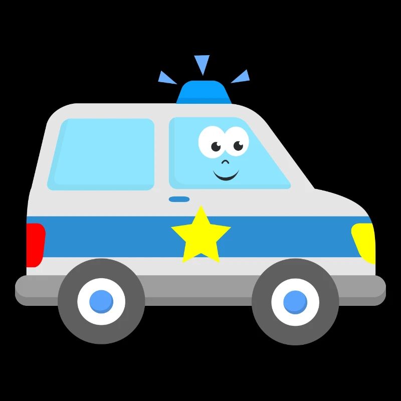 Kinder Polizeiauto