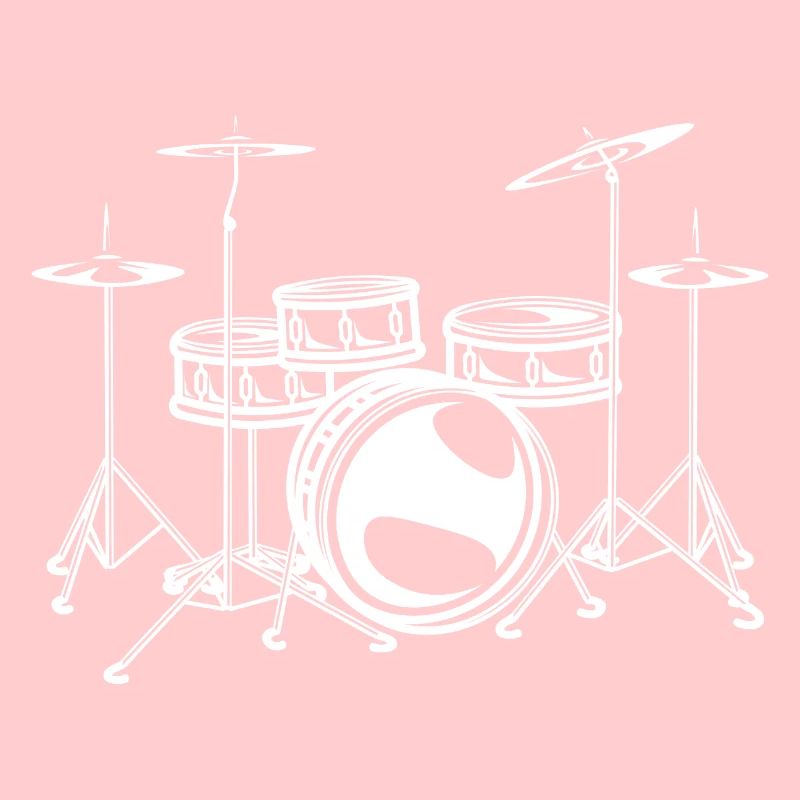 Drum Set Rock Drummer Design