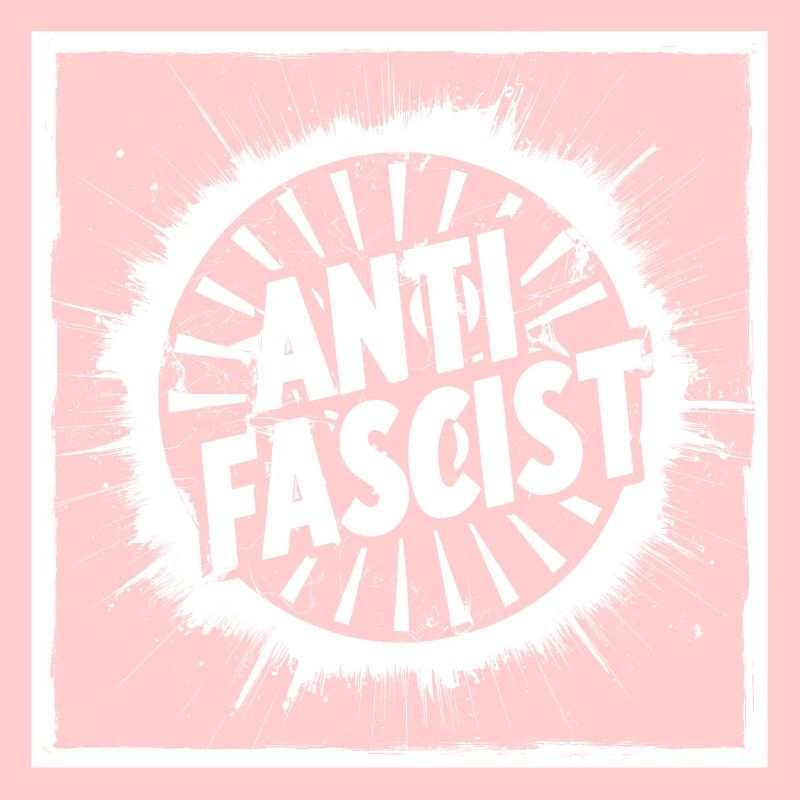ANTIFASCISTE Kreis Stern