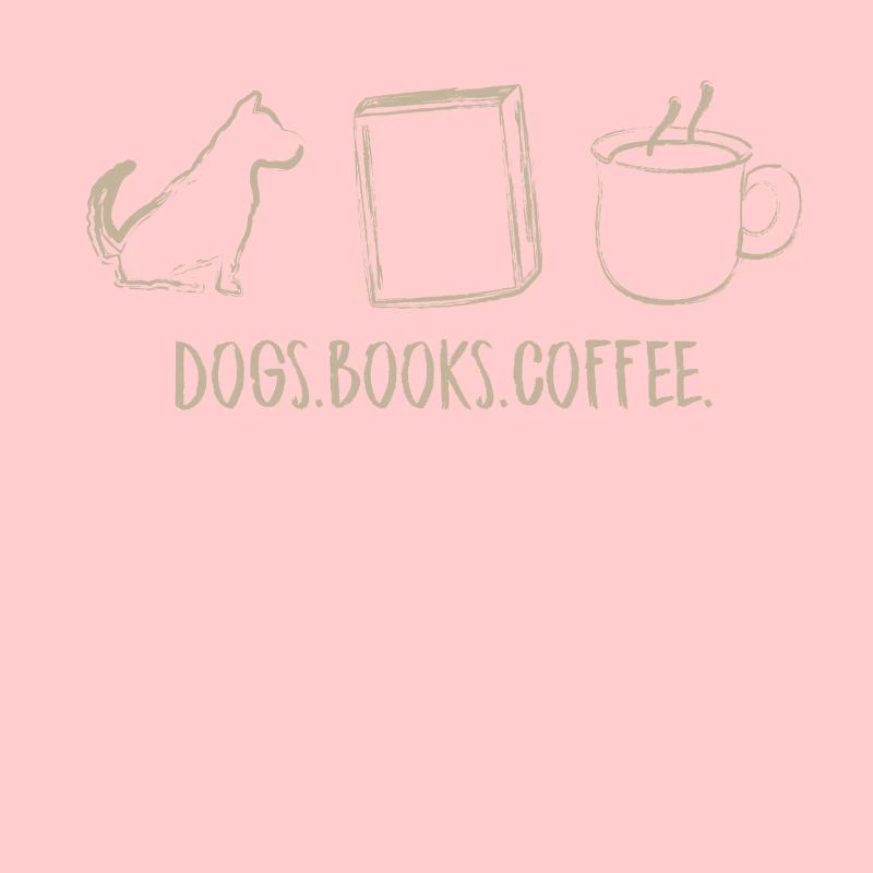 Hunde Bücher Kaffee Haustier Tier Cooles Geschenk