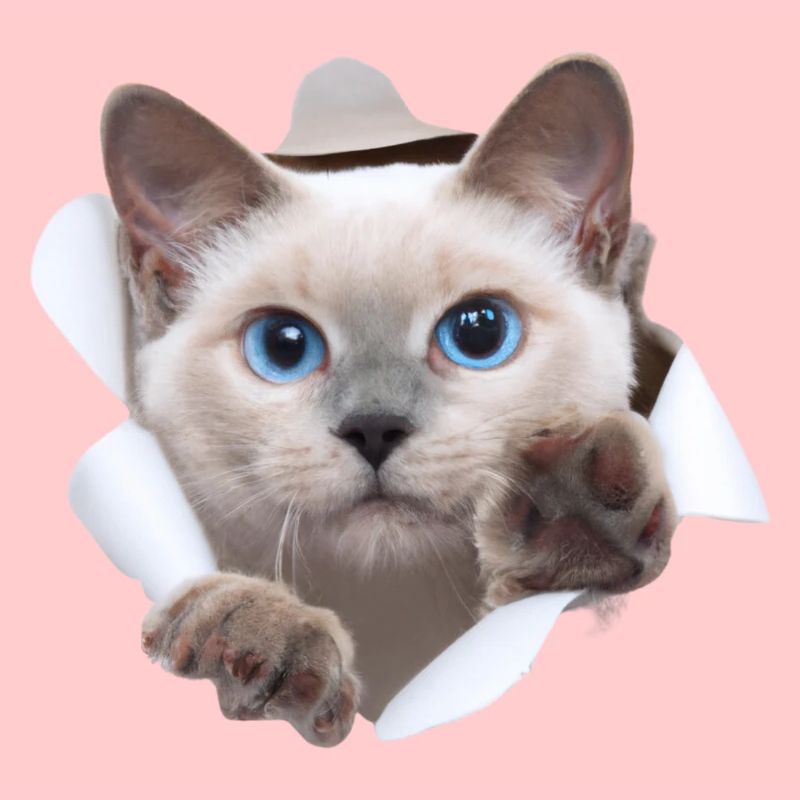 Bébé chat du monde caché