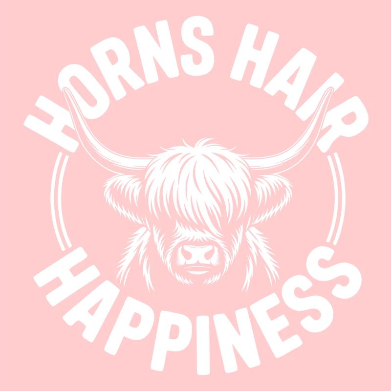 Cornes, Cheveux, Bonheur, Highlands,