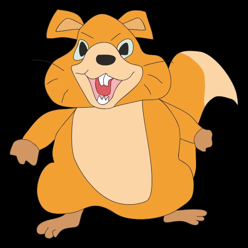 Lustiges kleines Eichhörnchen