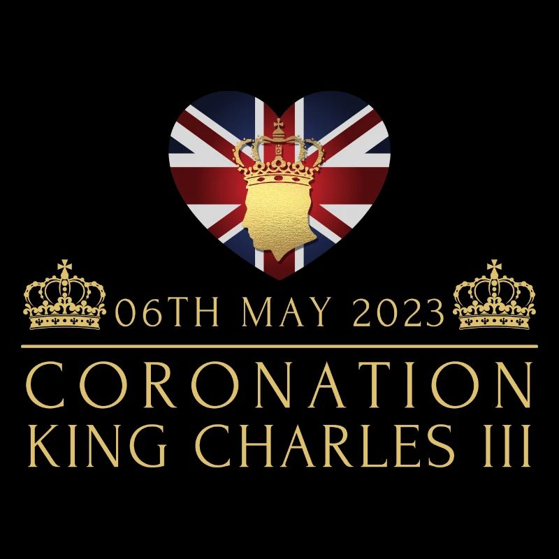 Couronnement du roi britannique Charles Angleterre Drapeau