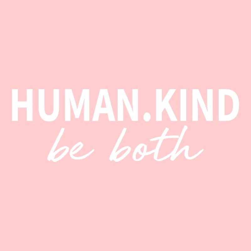 Menschliche Art Sei beide Hemd Freundlichkeit zählt