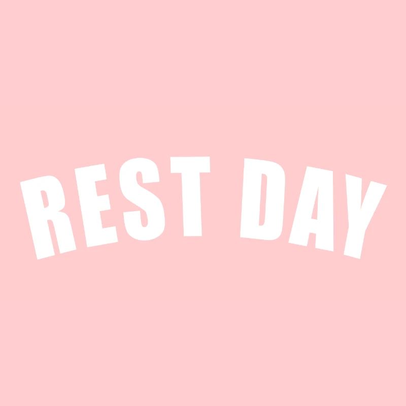 REST DAY GESCHENK SPORTLER TRIATHLON TRIATHLET TRI