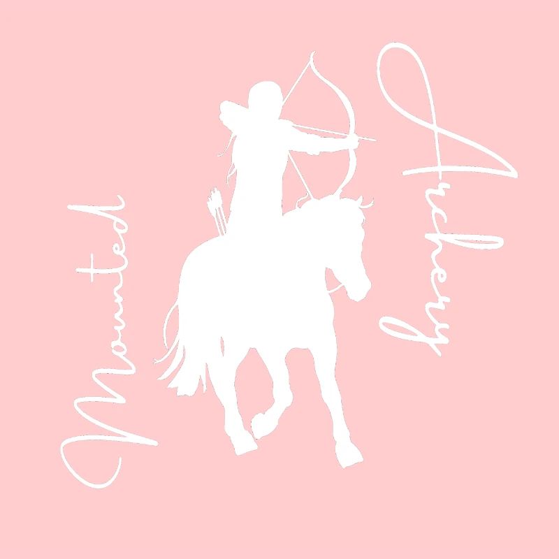 Mounted archer white