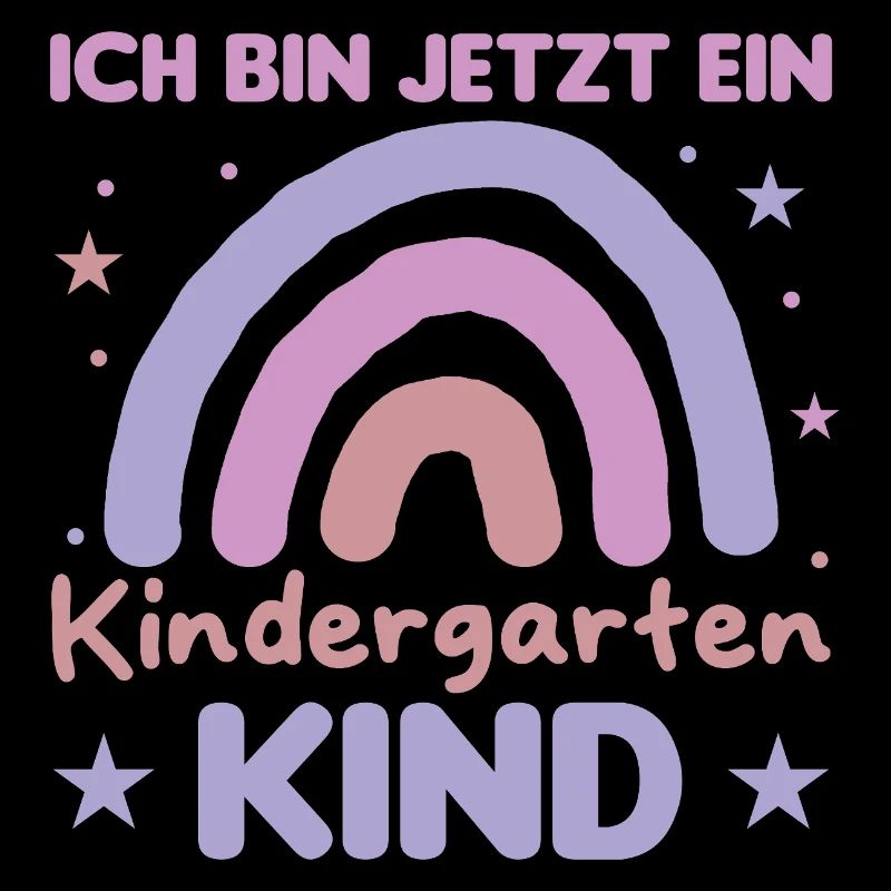 Kindergartenkind Regenbogen Ich bin jetzt im