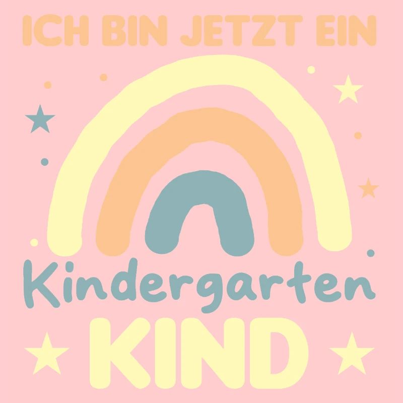 Enfant de maternelle Arc-en-ciel Je suis maintenant dans le