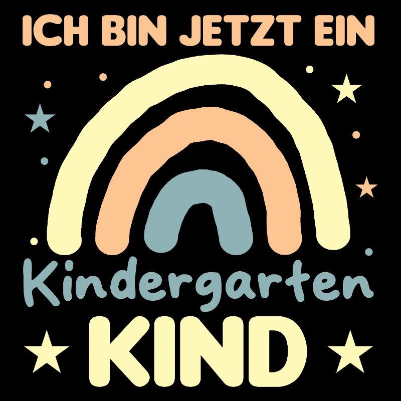 Kindergartenkind Regenbogen Ich bin jetzt im