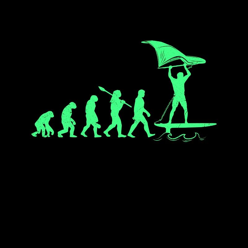 Wing Foil Evolution Affe Mensch Foiler Entwicklung