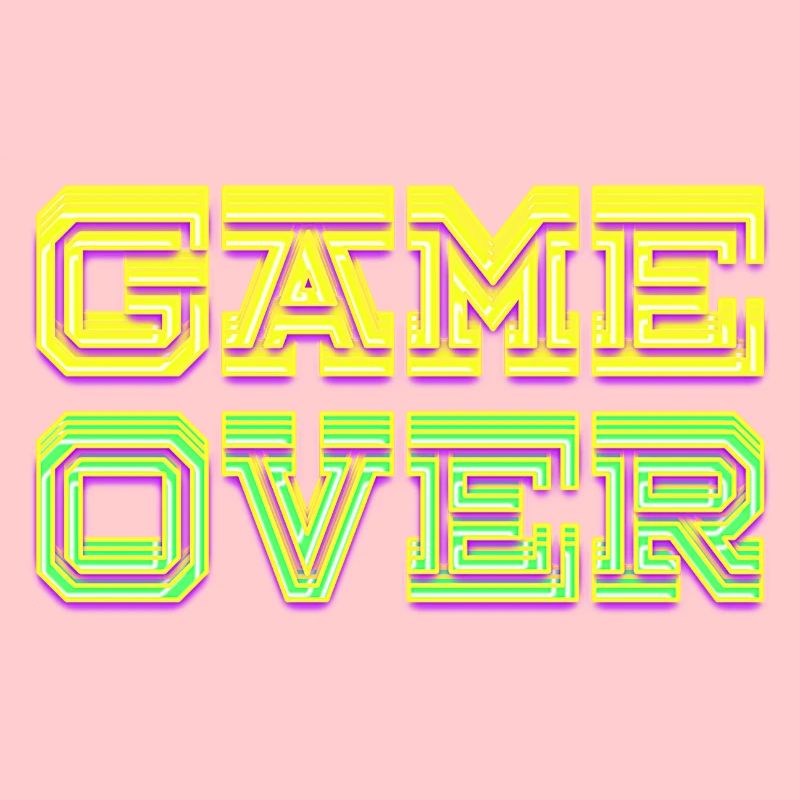 Spiel beendet Neon