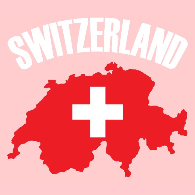 Suisse Carte Drapeau Suisse