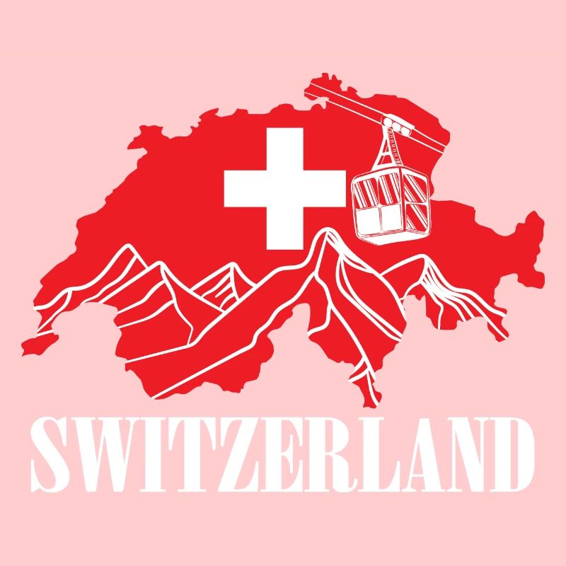 Suisse Carte Drapeau Suisse