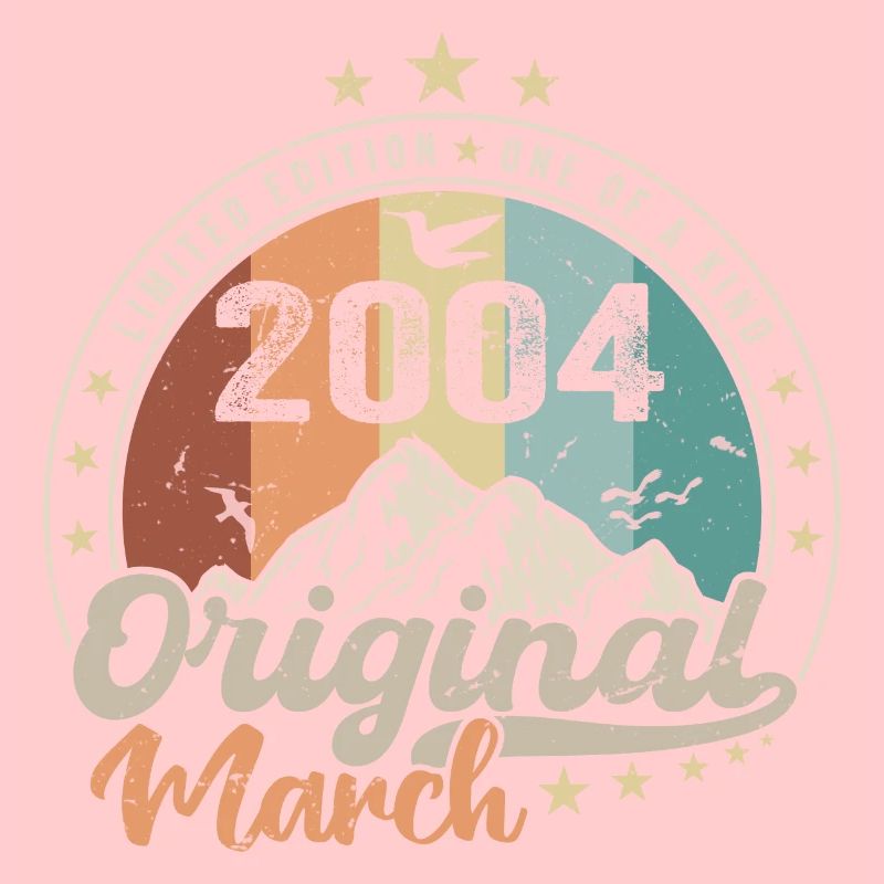 Cadeau D'anniversaire Nées En Mars 2004 Retro 2004