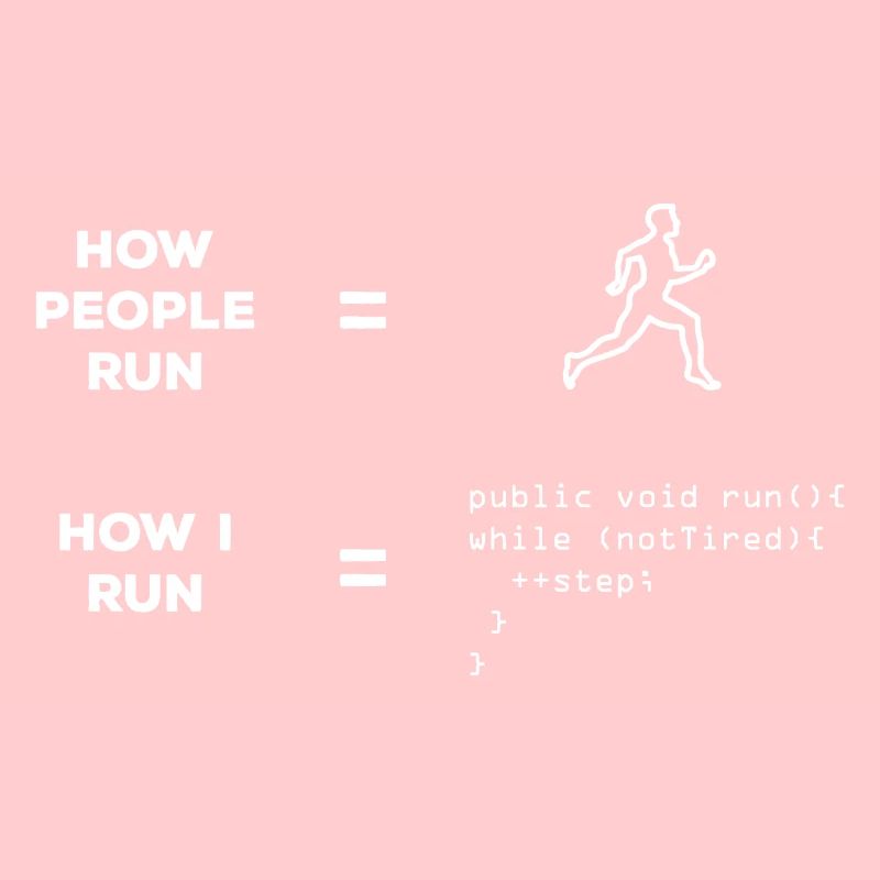 Software developer runner